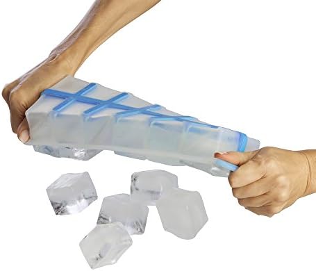 GoodCook Touch Prep and Freeze Ice Tray, 2-oz. Cubes, Stackable with Slide-off Cover