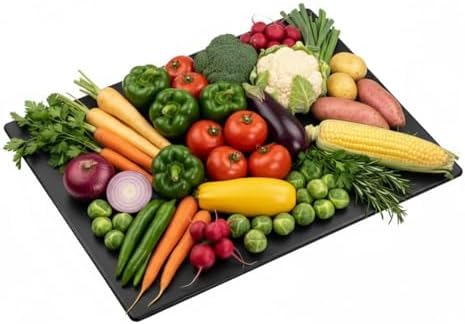 Thick XL 24x18 Plastic Cutting Board 0.75 Inch Thick, Extra Large NSF for Food Service, Black