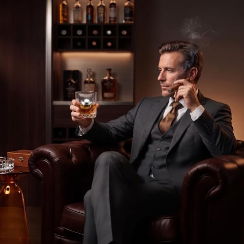 JOVIPOP Whiskey Stones Set, Gifts for Men Dad, 55mm Balls