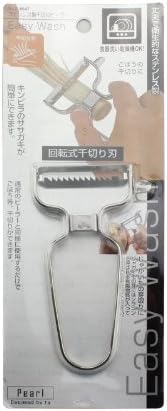 Pearl Metal C-8647 Easy Wash Stainless Steel Julienne Peeler, Made in Japan