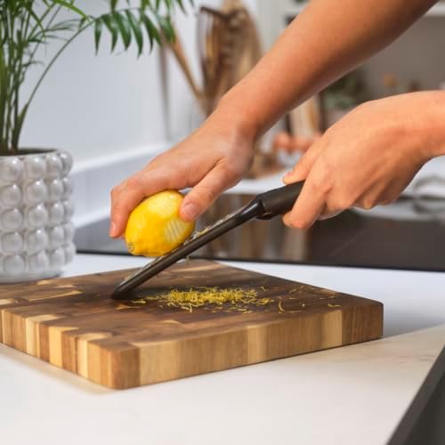 Salter Expert Grater – Handheld Cheese & Vegetable Zester, Sharp Bi-Directional Stainless-Steel Blade, Comfortable Soft Grip Handle, Dishwasher Safe Kitchen Tool for Cooking & Food Prep