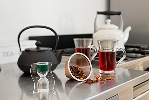 Paradox Tea Timer with Reverse Granulate Flow Green