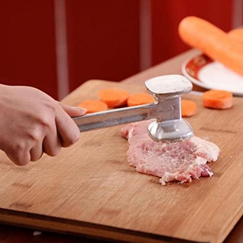 Gavigain Meat Tenderizer, Stainless Steel Meat Pounder Household Thicken Beef Meat Tenderizer Hammer Kitchen Meat Mallet Veal Cutlets Meat Tenderizer Tool - Meat Pounder Flattener