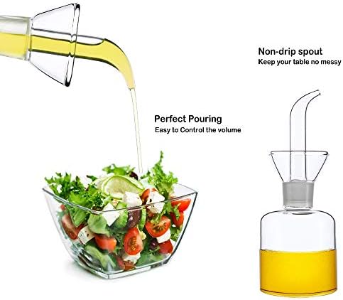 5 oz / 150ml Olive Oil Dispenser with Non Drip Spout, Perfect for Kitchen, BBQ & Bathroom