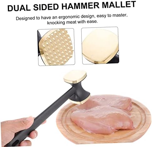 PRETYZOOM Meat Tenderizer Tenderizer Hammer 1pc for Steak Beef Chicken Pork Tenderizing