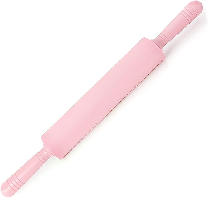 Large Size Non-stick Silicone Rolling Pin Fondant DIY Kitchen Dumpling Roller Cake Noodles Bakeware Tools Kitchen Pizza Dough Roller Pin For Baking Large For Home
