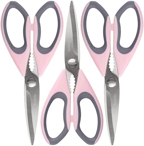 Premium Kitchen Shears - Pink Salt - 3 Scissors
