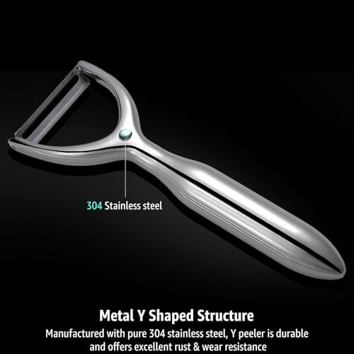 Y-Shaped Stainless Steel Vegetable Peeler for Potato Carrot Cucumber