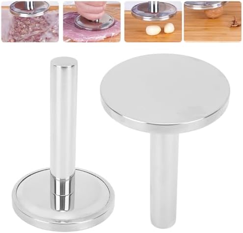 Thick and Weighted Meat Pounder Tenderizer, Comfortable Grip 304 Stainless Steel Meat Hammer Multifunctional Kitchen Tool for Chicken Beef Pork
