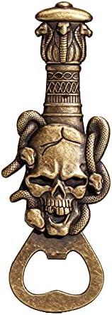Skull Snake Beer Bottle Opener Barware for Bar Bartender Men and Women,Hallowmas,Christmas
