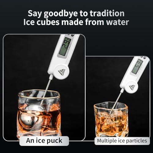 Whiskey Balls Reusable Stainless Steel Metal Ice Sphere Cubes Beverage Chilling Rocks Whiskey Stones for Red Wine, Bar Beer, Scotch, Vodka Drinks