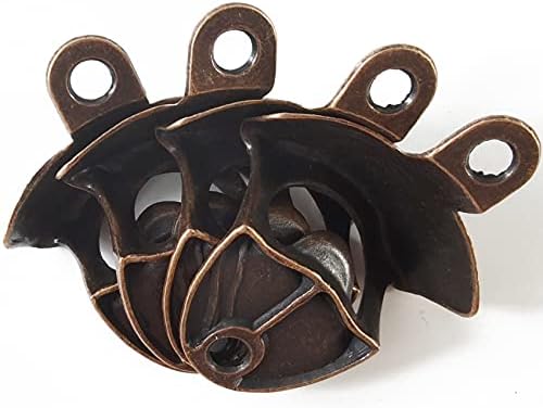 ROYHOO 16PCS Wall Mounted Bottle Opener Vintage Beer Opener with Mounting Screws Set for Beer Cap Coke Bottle Wine Soda Open and Kitchen Cafe Bars(Red Bronze)