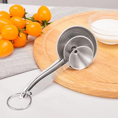 Stainless Steel Kitchen Funnel 3 Pcs Integrated Liquid Dispenser Set