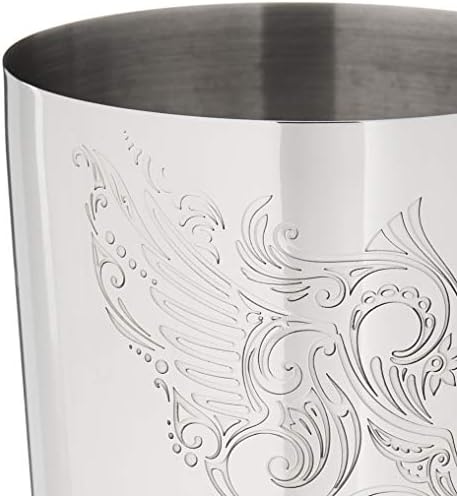 Barfly Cocktail Tin, Large 28 oz (828 ml), Stainless Steel, Logo Etch