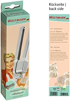 Westmark Garlic Press Biopress Retro-Look, One size, Silver