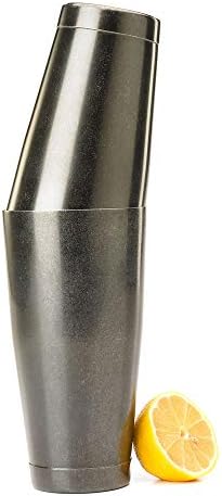 Barfly Cocktail Tin, Set (18 oz and 28 oz), Vintage Black