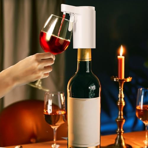 Electric Liquor Dispenser, Automatic Touch Screen Decanter, Digital Whiskey Pourer, 4 Modes Adjustable And Rechargeable