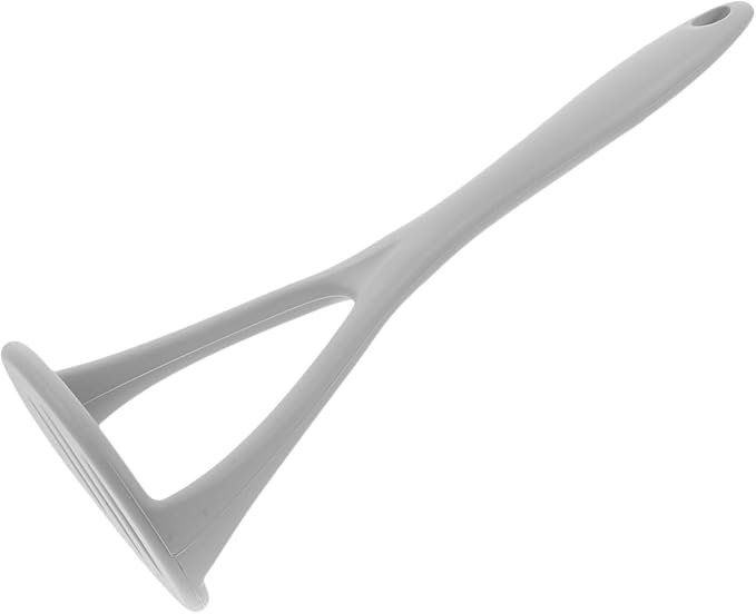Potato Ricer Food Grade Silicone Potato Masher for Mashed Potatoes Fruit and Vegetable Puree Lightweight Kitchen Gadget with Comfortable Grip Gray