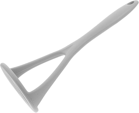 Potato Ricer Food Grade Silicone Potato Masher for Mashed Potatoes Fruit and Vegetable Puree Lightweight Kitchen Gadget with Comfortable Grip Gray