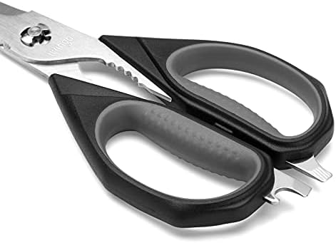 LIVINGO Kitchen Scissors 9.25" All Purpose Poultry Shears 2 Pack