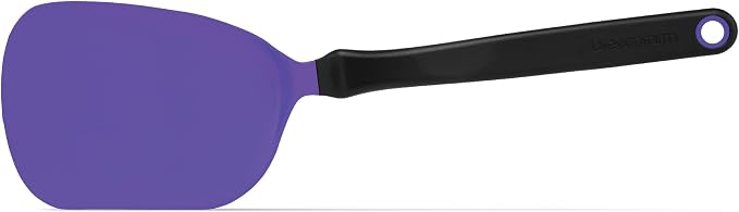 Dreamfarm Chopula – Super Flexible Chopping Sit Up Spatula – Safe for Non-Stick One Size Purple | Non-stick cookware safe, heat resistant, thin, flexible flipper, turner and food chopper with sit-up, no-mess handle, 12"