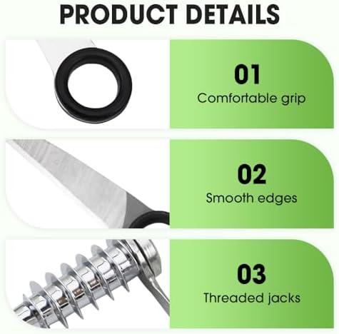 Piranha Spiral Cutting Machine, Stainless Steel Spiral Cutter for Veggies, Portable and Creativity Cucumber Potato Carrot Slicer Cutter Manual Kitchen (3pcs)