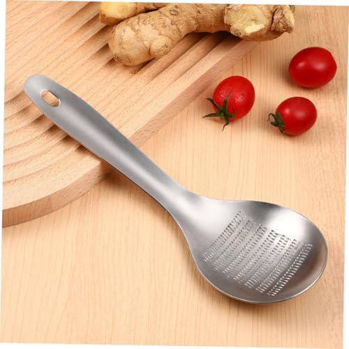 2 Pack Ginger Crusher Garlic Press Mincer Spoon Shape Stainless Steel Hand Dicer Crushing Tool Peeler Squeezer for Nuts