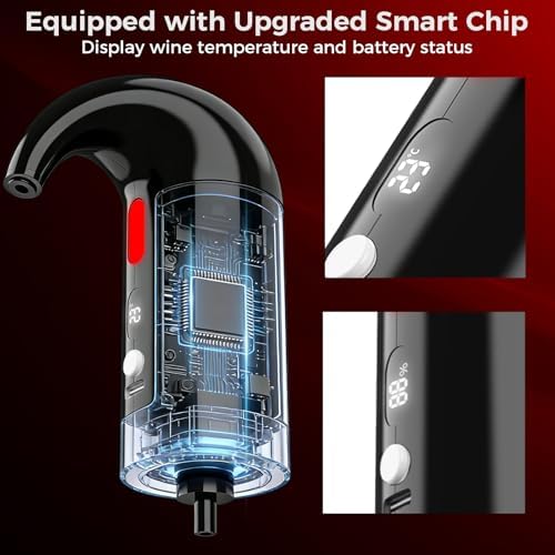 Automatic Electric Wine Aerator Pourer and Wine Decanter Pump, Inky