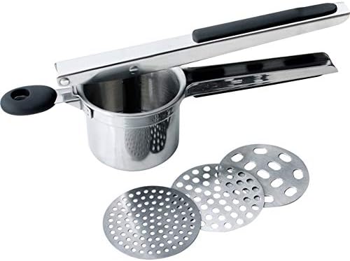 New Potato Ricer Masher Stainless Steel Fruit and Vegetable Crusher Food Ricer Presser