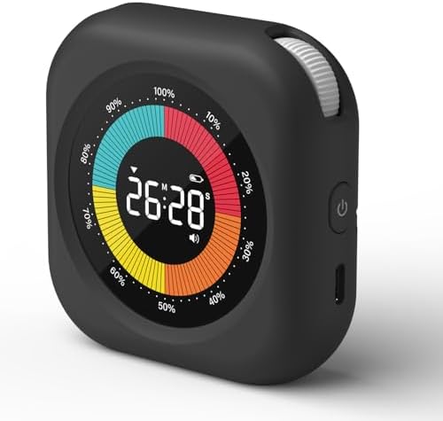 PERSUPER Visual Timer for Kids, Rechargeable 10-Hour Countdown/Up Timer