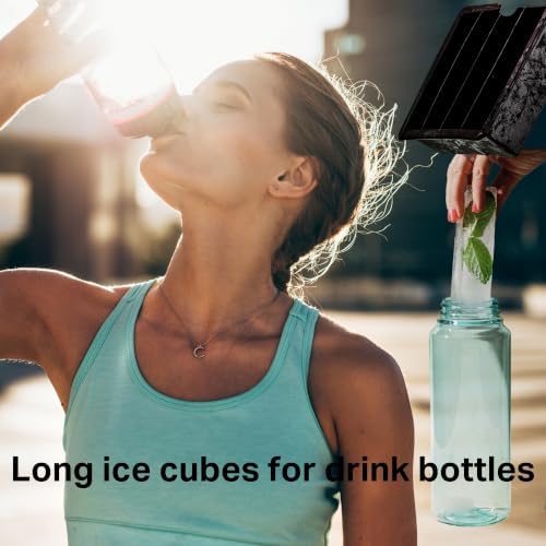DRINKSPLINKS Water Bottle Ice Mold. Long Ice Cube Tray For Water Bottles.