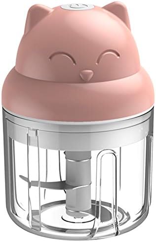 Mini Chopper, 250ml CarlCard Electric Garlic Chopper, Food Chopper for Garlic, Fruits, Onions, Vegetables, Meat, Pepper, Ginger, Salad, Baby Foods, Easy Cleaning