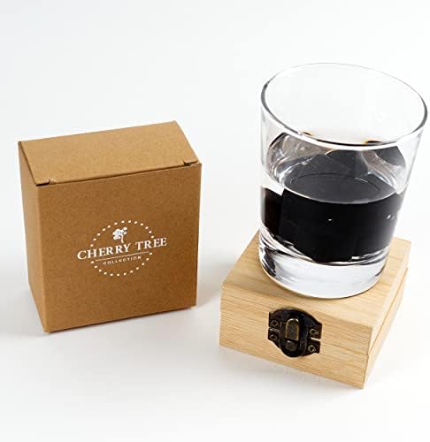 Cherry Tree Collection Black Obsidian Whiskey Stones, Natural Gem Set of 6