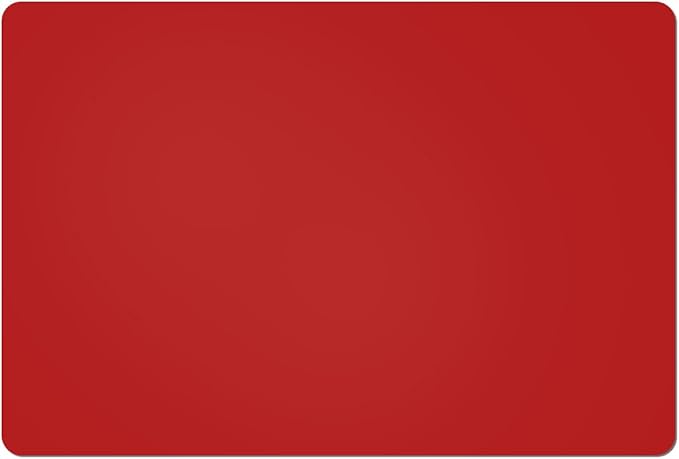 Red Silicone Mats for Kitchen Counter, 23.6" by 15.7" Multipurpose Mat, Counter Table Protector, Desk Saver Pad, Placemat Nonstick Nonskid Heat-Resistant Pad