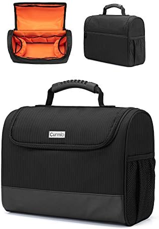 CURMIO Bartender Kits Bag, Portable Travel Case for Bar Tools Set, Black