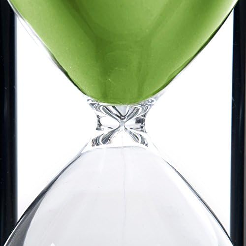 60 Minutes Hourglass, Wood Sand Timer, Green