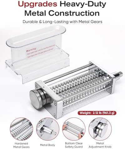 3-Adjust Stainless Steel Meat Tenderizer Attachment for KitchenAid Mixer