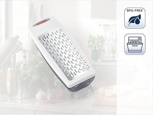 Leifheit Parmesan Grater, White/Silver