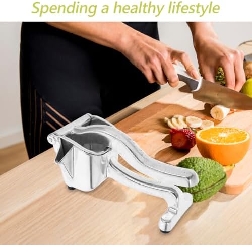 Manual Lemon Juicer Stainless Steel Handheld Citrus Squeezer for Lemons Limes and Small Oranges Kitchen Fruit Juicer Tool for Fresh Juice and Drink Preparation