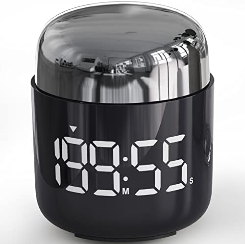 Kitchen Timer, 360 Rotate, Countup/Countdown, LED, Volume
