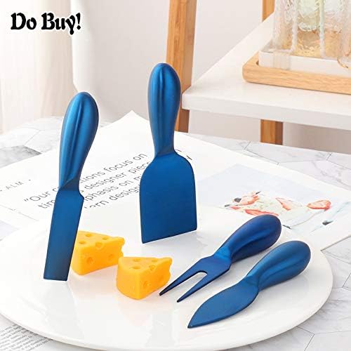 Cheese Knife Set，Stainless Steel Cheese Tool，Ergonomic Design&Easy To Use， for Birthday/Parties/Wedding/Bridal Shower/Housewarming and Anniversary (silver)