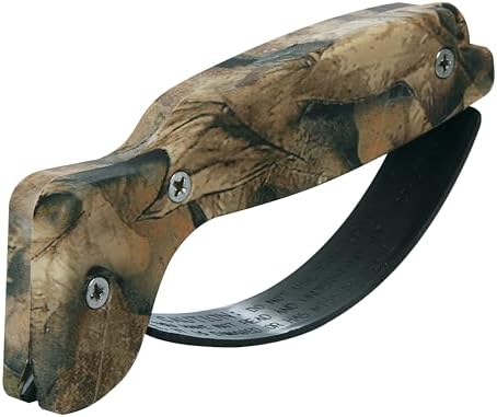 AccuSharp Knife Sharpener, Ergonomic Comfortable Handle, Compact & Easy to Use, Restore and Hone Straight & Serrated Knives, Camo