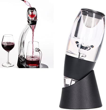 Wine Aerator, Plastic Principle, Mesh Filter, Transparent Body, Wine Lover, for Family and Friends