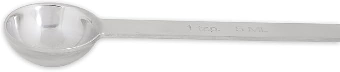 RSVP International Endurance Kitchen Collection Open Stock Measuring Spoon, Stainless Steel, Dishwasher Safe, 1-Teaspoon