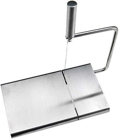 Create idea Practical Stainless Steel Wire Cutting Cheese Slicer Butter Board Kitchen