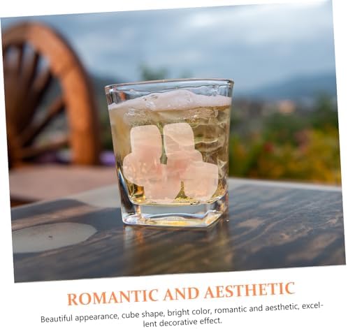 6pcs Reusable Quartz Whiskey Stones for Drinks Elegant for Chilling Cocktails Enhancing Your Bar for