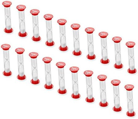 Dsmile 1 Minute Sand TIMERS Set of 20