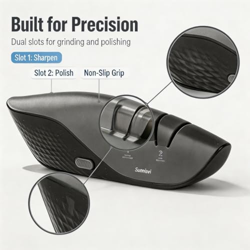 Pro Electric Knife Sharpener 2-stage 3m Diamond Abrasive
