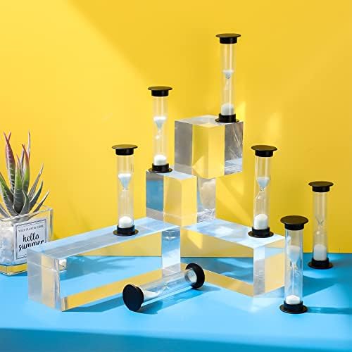 Geelin 24 Pcs 30s Sand Timer Kids for Classroom Acrylic Covered Hourglass Clock Toothbrush Sand Timer for School