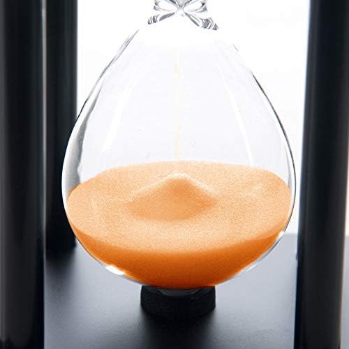 60 Minutes Hourglass, Wood Sand Timer, Orange